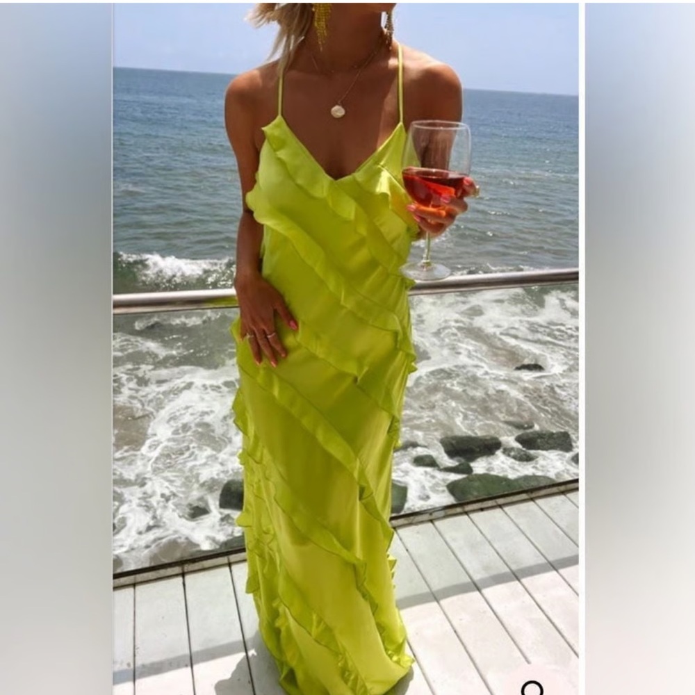 Show Me Your MuMu Romance Ruffle Maxi Dress